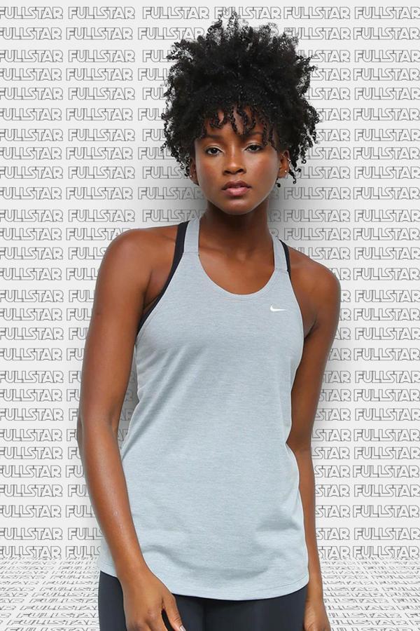Nike Training Victory Dri Fit Tank Grey Gri Spor Atlet - Image 1