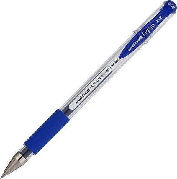 Uni-Ball Um-151 Roller Kalem Signo Dx Jel Bilye Uç 0.38 Mm Mavi (12 Li Kutu) - Image 1