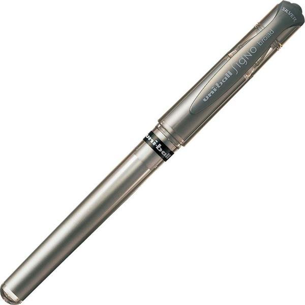 Uni-Ball Um-153 Roller Kalem Signo Broad Jel Bilye Uç Davetiye Kalemi 1.0 Mm Gümüş (12 Li Kutu) - Image 1