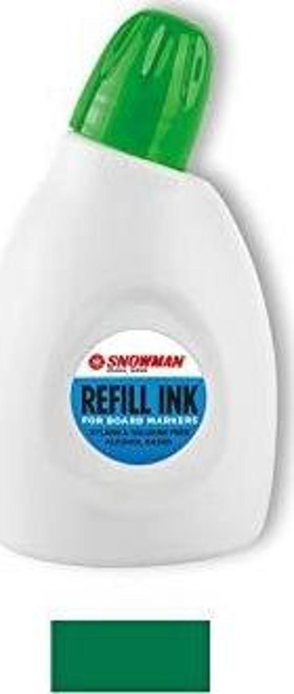 Snowman Tahta Kalem Mürekkebi 30 Cc Yeşil Bn-1A Y (12 Li Kutu) - Image 1