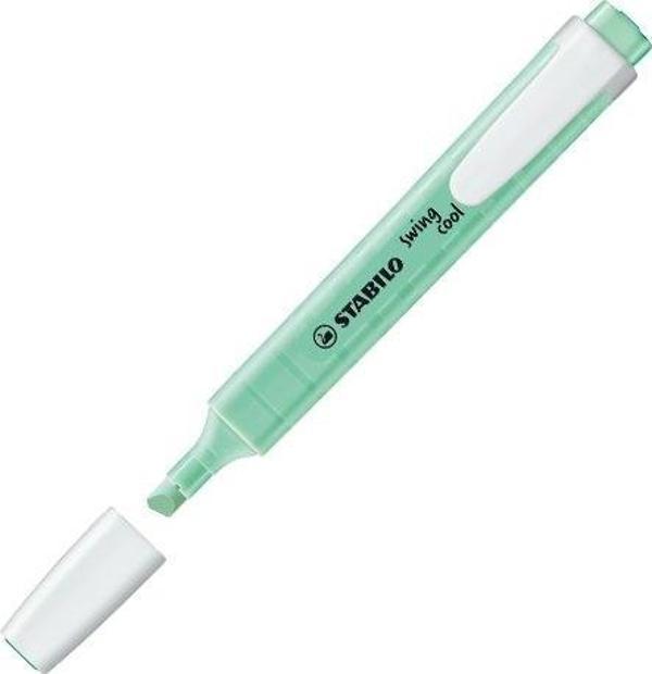 Stabilo 275/116 Fosforlu Kalem Swing Cool Kalem Tipi Pastel Yeşil (10 Lu Kutu) - Image 1