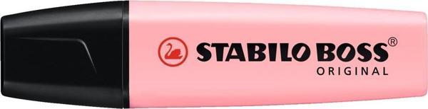 Stabilo 70/129 Fosforlu Kalem Boss Original Pastel Pembe (10 Lu Kutu) - Image 1