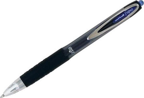 Uni-Ball Umn-207 Roller Kalem Signo 207 Micro Jel Mekanik 0.5 Mm Mavi (12 Li Kutu) - Image 1