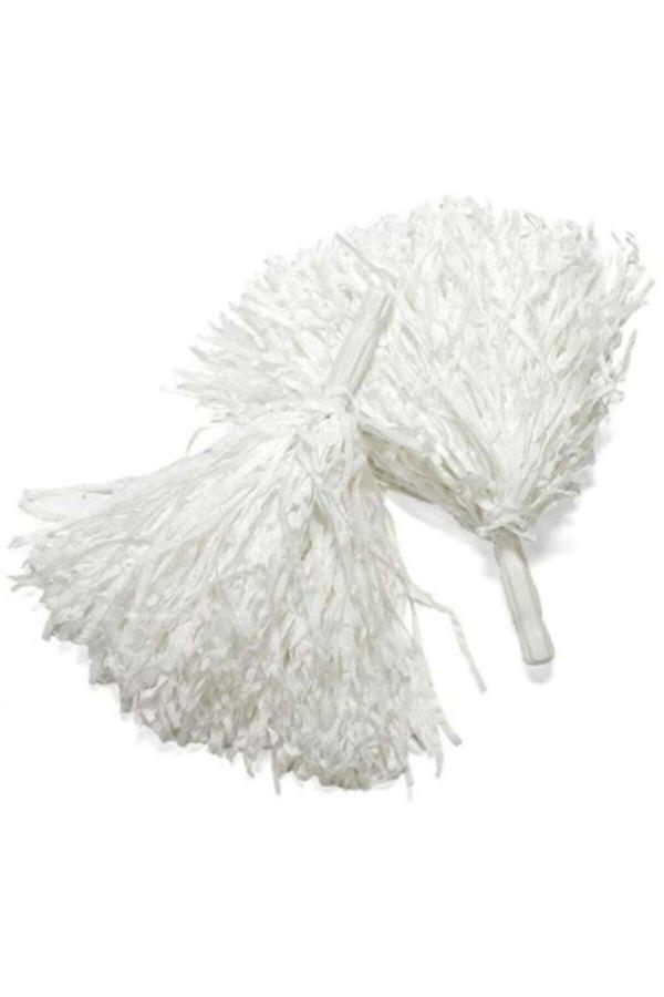 Vatan 23 Nisan Gösteri Pon Pon Beyaz 2'Li Paket - Image 1