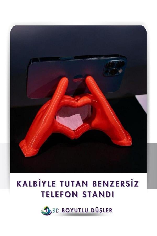 Zte 3D Baskı Kalp Eller Telefon Tutacağı Ve Fotograf Çerçevesi - Image 1