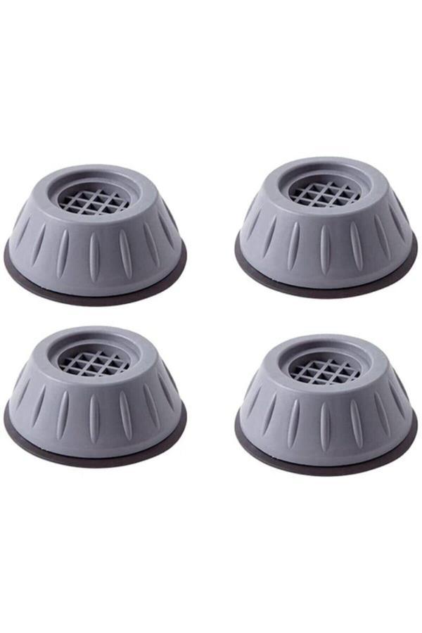 Akdag Home Gürültü Engelleyici Ve Kaymaz Titreşim Önleyici Kauçuk Ayak Pedleri Çamaşır Makinesi Stoper 4'Lü Set - Image 1