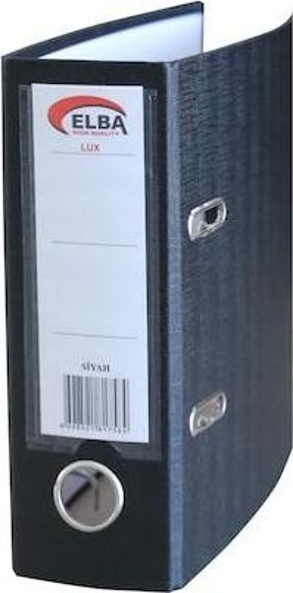 Elba 66863 Telgraf Klasör Plastik Lüx Geniş Siyah (10 Lu Koli) - Image 1
