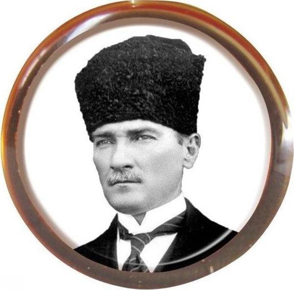 Vatan Vt612 Rozet Atalı Kalpaklı Yuvarlak 30 Lu (1 Paket 30 Adet) - Image 1