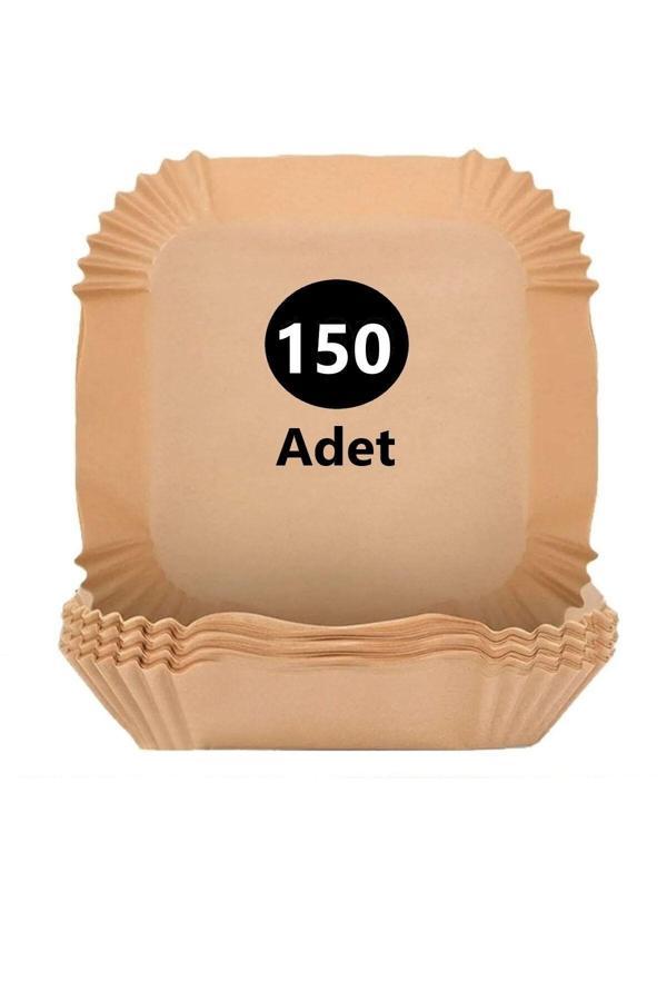 Tp Company 150 Adet Airfryer Pişirme Kağıdı Kare Tabak Model Yağlı Kağıt - Image 1