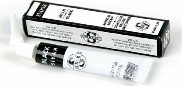 Südor 331 Kontür Boyası 25 Ml Tüp Siyah - Image 1