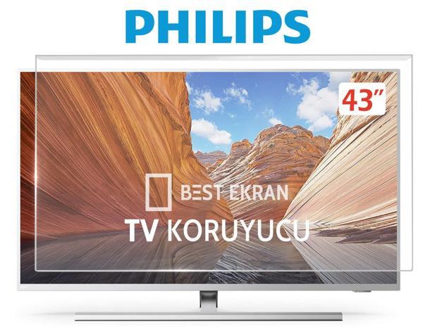 Philips 43" inç 109 Ekran tv koruyucu Ambilight 4k-8k HD Tv kırılmaz Oled Qled koruyucu - Image 1