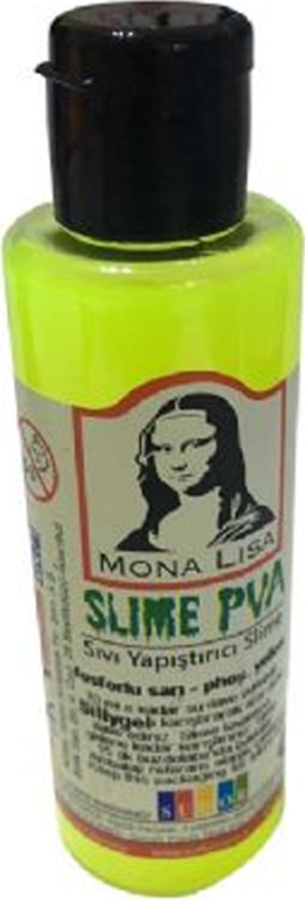 Südor Monalisa Sl01-11 Sıvı Yapıştırıcı Slime 70 Ml Fosforlu Sarı (12 Li Paket) - Image 1