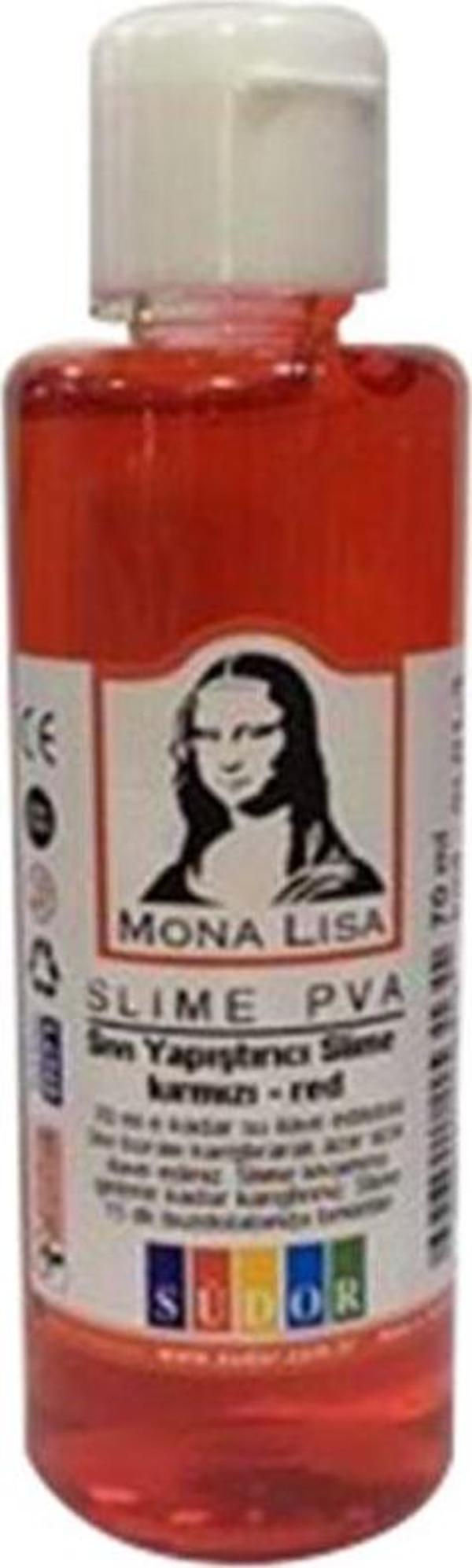 Südor Monalisa Sl01-3 Sıvı Yapıştırıcı Slime 70 Ml Kırmızı (12 Li Paket) - Image 1