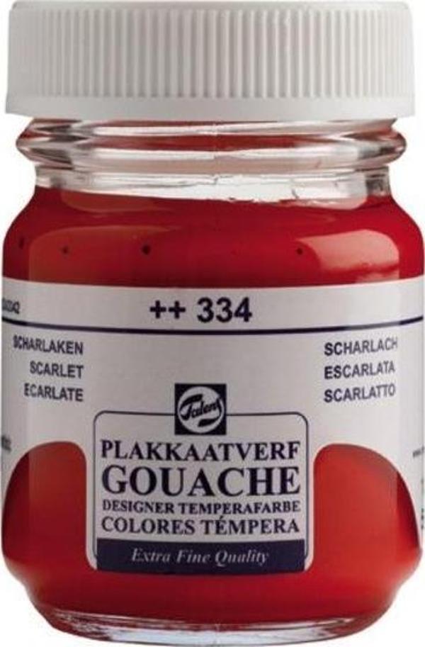 Talens 334 Guaj Boya 16 Ml Scarlet Kırmızı (10 Lu Paket) - Image 1
