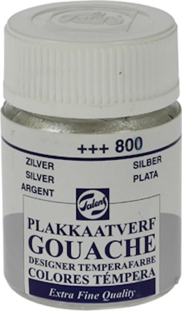 Talens 800 Guaj Boya 16 Ml Silver Gümüş (10 Lu Paket) - Image 1