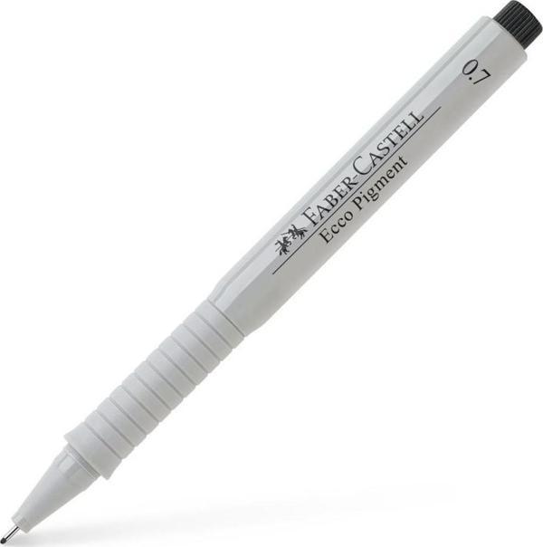 Faber-Castell Çizim Kalemi Ecco Pigment 0.7 Mm Siyah 16 67 99 (10 Lu Paket) - Image 1