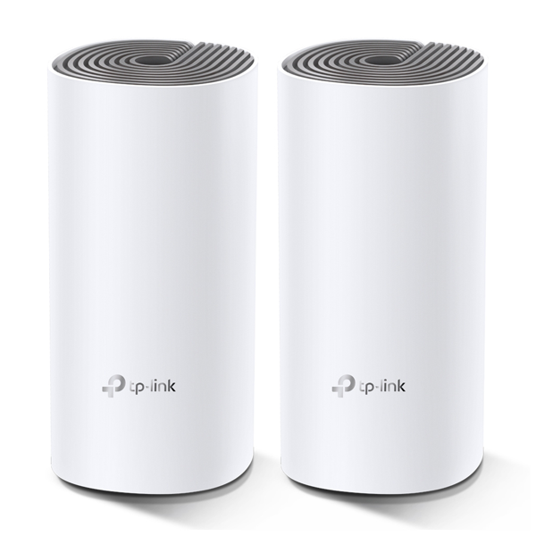TP-LINK DECO-E4, AC1200, İkili Mesh, 300-867Mbps, Dual Band, 2Port Megabit Lan, 260m2 kapsama Alanı, Router, Geniş Alan  - Image 1