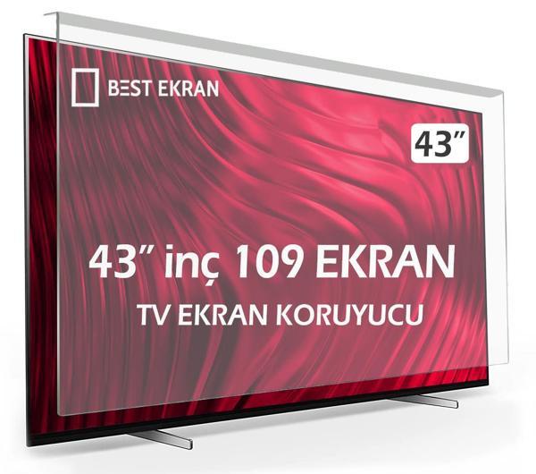 STRONG ML43ES4000F Tv ekran Koruyucu 43" 109cm Ekran FRAMELESS Full HD Android Koruyucu - Image 1