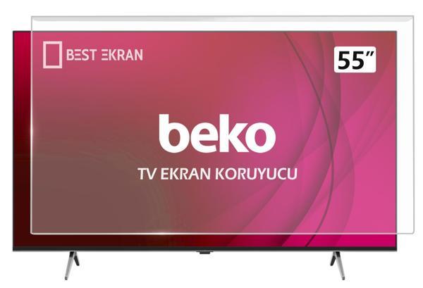 Beko B55HU 500B2-A-BI TV EKRAN KORUYUCU - Beko 55" inç Kırılmaz Ekran Koruyucu - Image 1