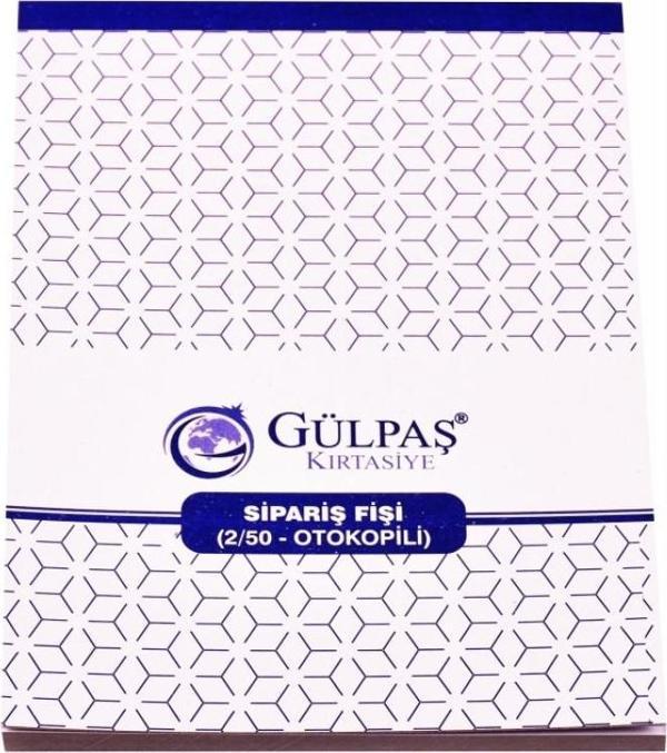 Gülpaş 107 Sipariş Fişi Otocopyli 2-50 14X20 Cm (12 Koçan) - Image 1