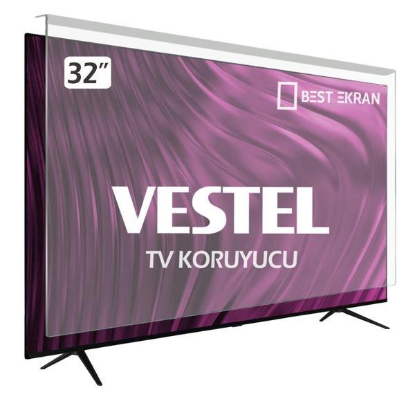 Vestel 32HT9740 Tv Ekran Koruyucu - Vestel 32" inç Kırılmaz Tv Ekran Koruyucu Camı - Image 1
