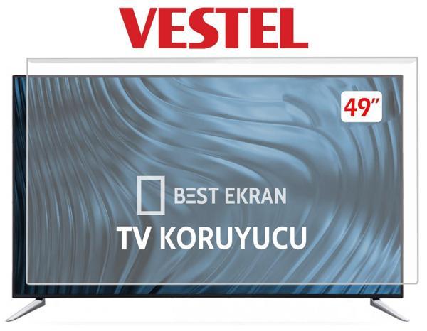 Vestel 49" inç 124 cm Tv Ekran Koruyucu Kırılmaz Paneli - Image 1