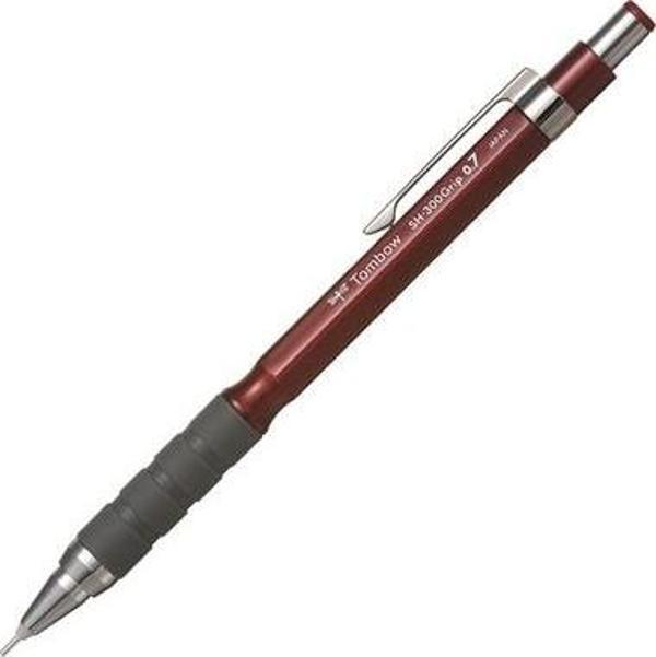 Tombow Sh-300 Versatil Kalem Grip 0.7 Mm Bordo Gr31 T-Sh-300 (12 Li Kutu) - Image 1