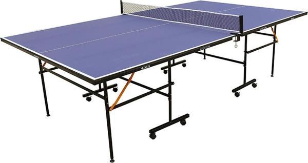 Delta Aventura Dura-Strong Katlanabilir Mavi Masa Tenisi Masası + Ağ-Demir + 2 Raket + 3 Top - Image 1