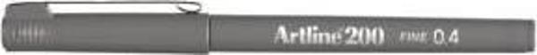 Artline Ek-200 Fineliner İnce Uçlu Keçeli Kalem 0.4 Mm Gri (12 Li Kutu) - Image 1
