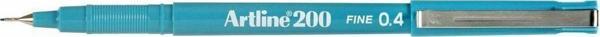 Artline Ek-200 Fineliner İnce Uçlu Keçeli Kalem 0.4 Mm Turkuaz (12 Li Kutu) - Image 1