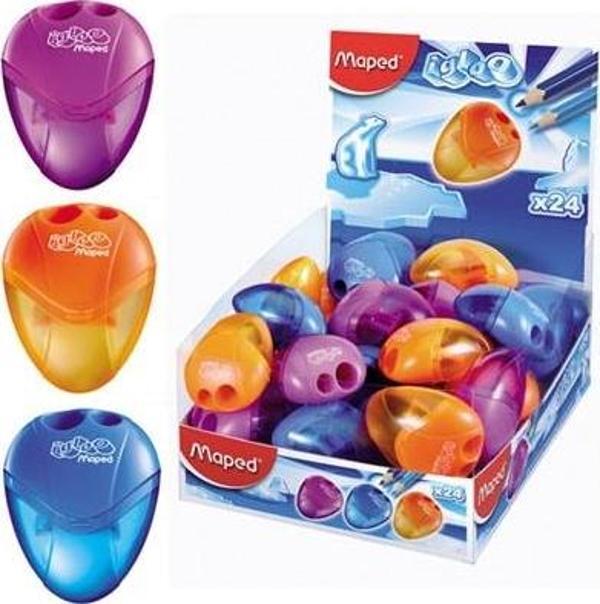 Maped 534756 Öğrenci Kalemtıraş İgloo Çiftli (30 Lu Kutu) - Image 1