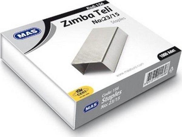 Mas 156 Zımba Teli Galveniz 23/15 (12 Paket) - Image 1