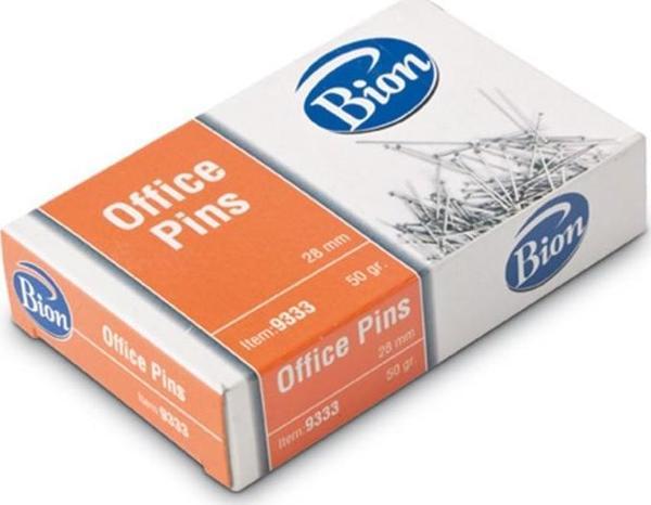 Mas Bion 9333 Toplu İğne 28 Mm 50 Gram (24 Paket) - Image 1