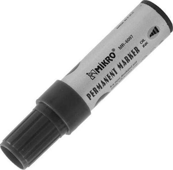 Mikro 6007 Markör Jumbo Permanent Kalem 7 Mm Siyah (12 Li Kutu) - Image 1