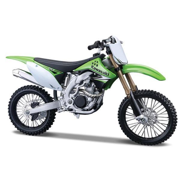 Maisto 1:12 Kawasaki KX 450F Model Motorsiklet - Image 1