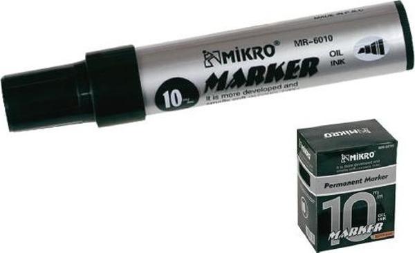 Mikro 6010 Markör Jumbo Permanent Kalem 10 Mm Siyah (12 Li Kutu) - Image 1