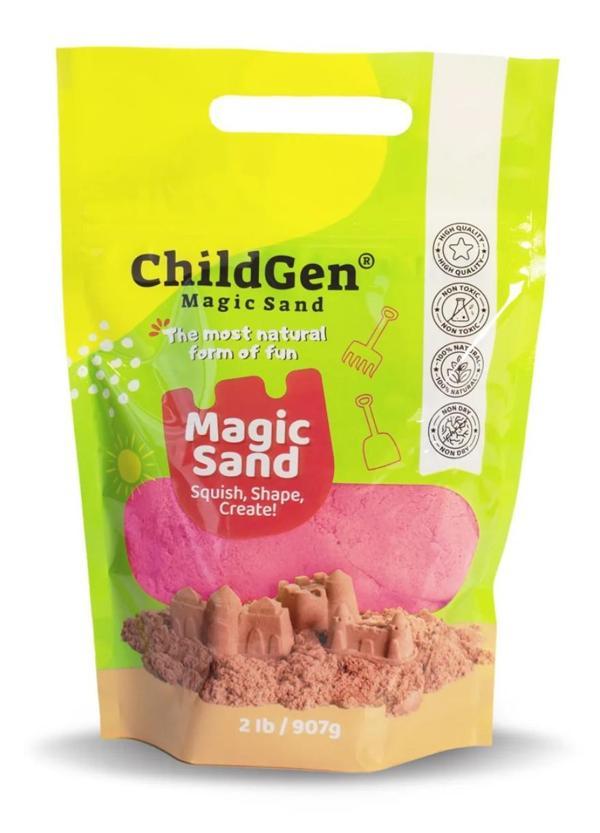 ChildGen Doğal Kinetik Kum Refill Paket 907gr - Pembe - Image 1