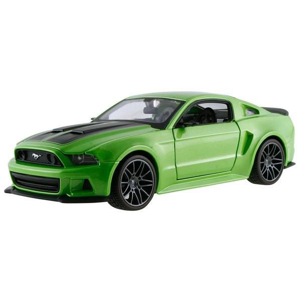 Maisto 2014 Ford Mustang Street Racer 1:24 Model Araba S/E Yeşil - Image 1