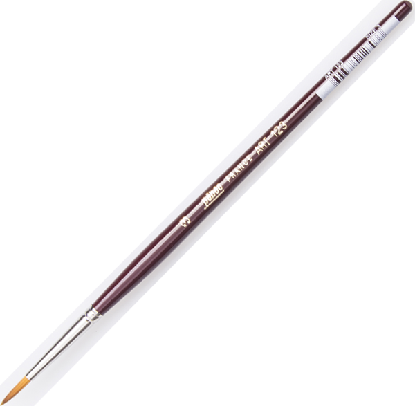 Pebeo 123-03 Yuvarlak Fırça İyi Kalite Sentetik Kıllı Sulu Boya Fırçası (12 Li Kutu) - Image 1