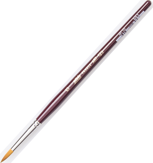 Pebeo 123-05 Yuvarlak Fırça İyi Kalite Sentetik Kıllı Sulu Boya Fırçası (12 Li Kutu) - Image 1