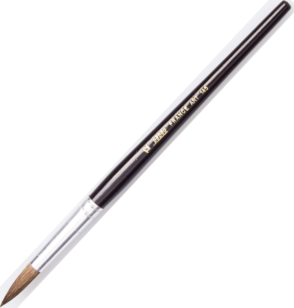 Pebeo 145-12 Yuvarlak Fırça Midilli Kılı Sulu Boya Fırçası (12 Li Kutu) - Image 1