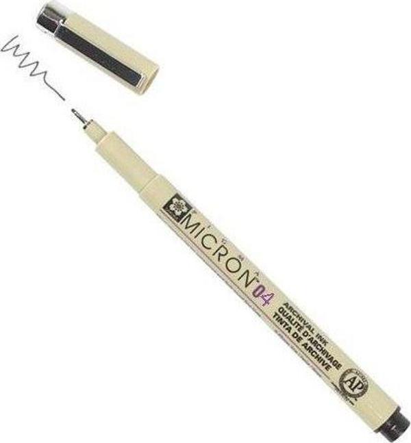 Sakura Bxsdk04-49 Pigma Micron 0.4 Mm Siyah 04 Çizim Kalemi (12 Li Kutu) - Image 1