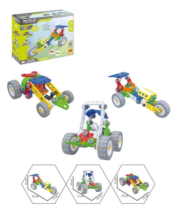 RoyToy Sök Tak Araçlar - 3in1 Set (93 Parça) - Image 1
