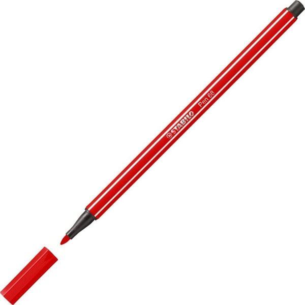 Stabilo 68/48 Keçe Uçlu Boya Kalemi 1 Mm Kızıl (10 Lu Kutu) - Image 1