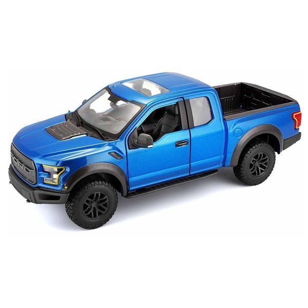 Maisto 1/24 2017 Ford Raptor Model Araba - Mavi - Image 1