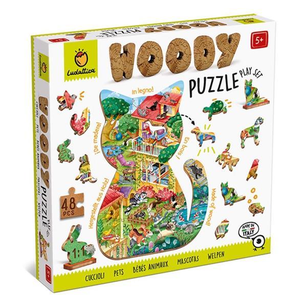 Ludattica Woody Puzzle - Pets - Image 1