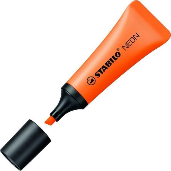 Stabilo 72/54 Fosforlu Kalem Neon Turuncu (10 Lu Kutu) - Image 1