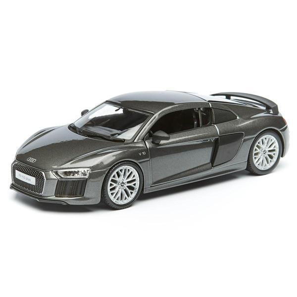 Maisto 1/24 Audi R8 V10 Plus Model Araba - Gri - Image 1