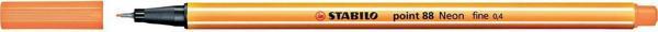Stabilo 88/30 İnce Uçlu Keçeli Kalem 88 Point 0.4 Mm Açık Alev Kırmızısı (10 Lu Kutu) - Image 1