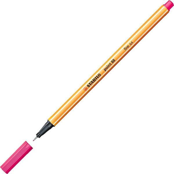 Stabilo 88/56 İnce Uçlu Keçeli Kalem 88 Point 0.4 Mm Pembe (10 Lu Kutu) - Image 1